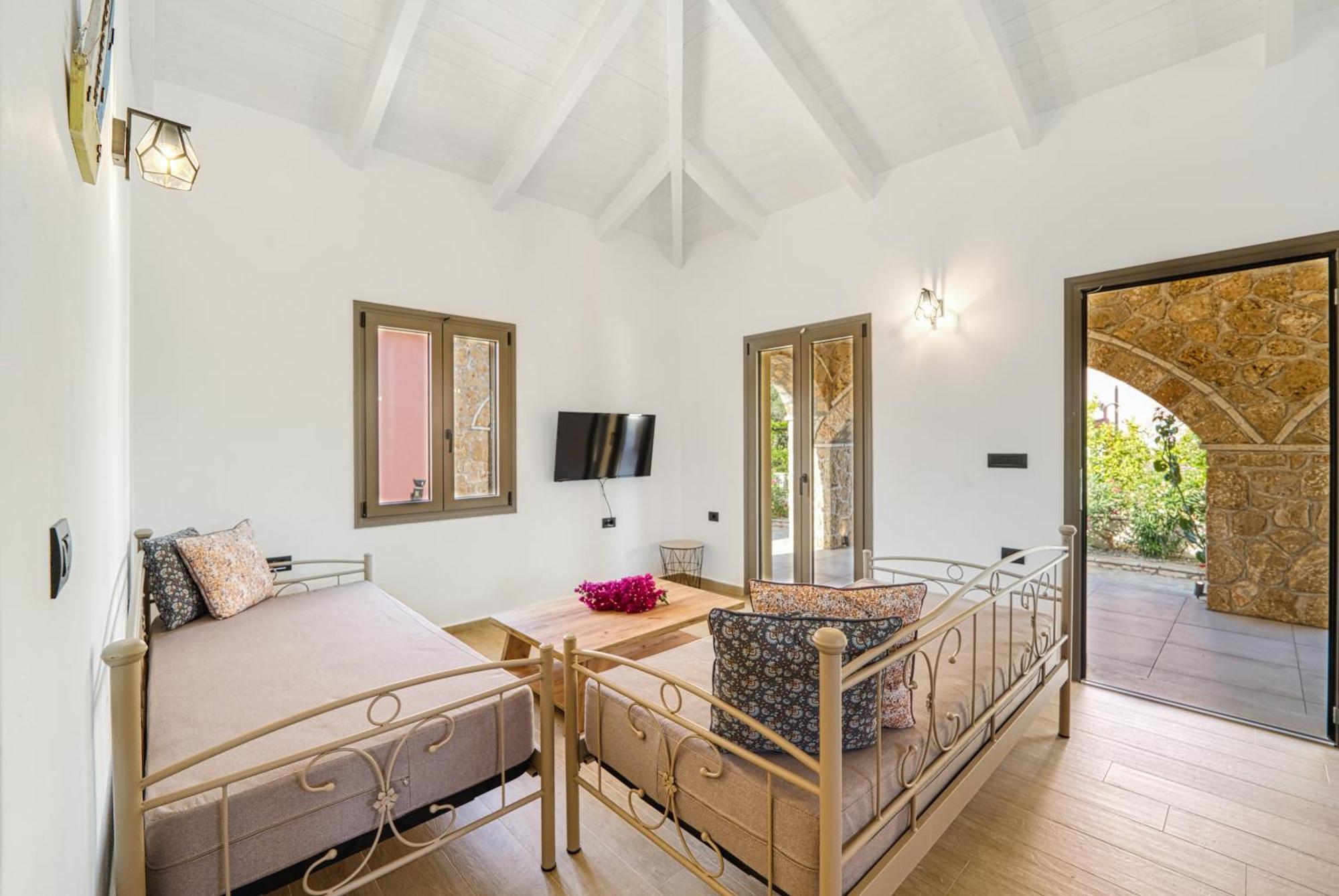 Astarte Villas - Astra Private Villas With Pool Vasilikí Eksteriør billede